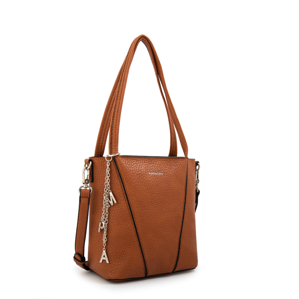 Cartera bandolera miriam mediana camel