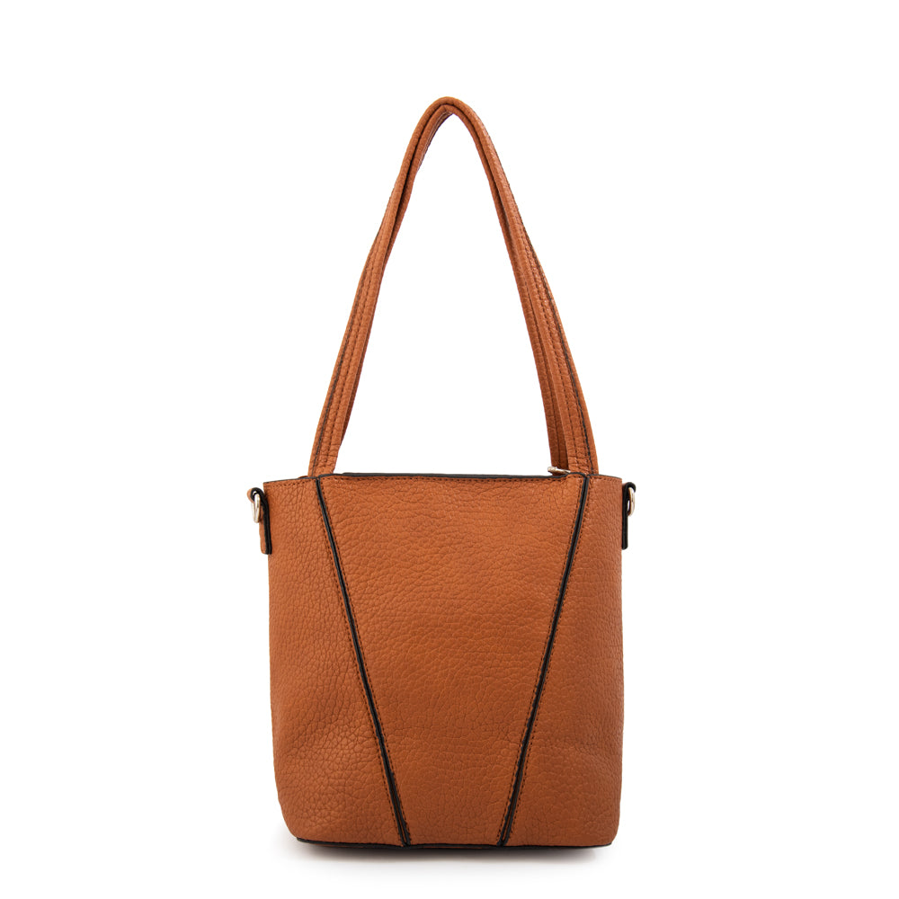 Cartera bandolera miriam mediana camel
