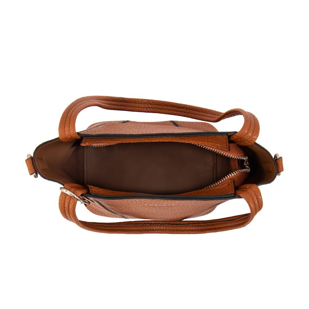 Cartera bandolera miriam mediana camel