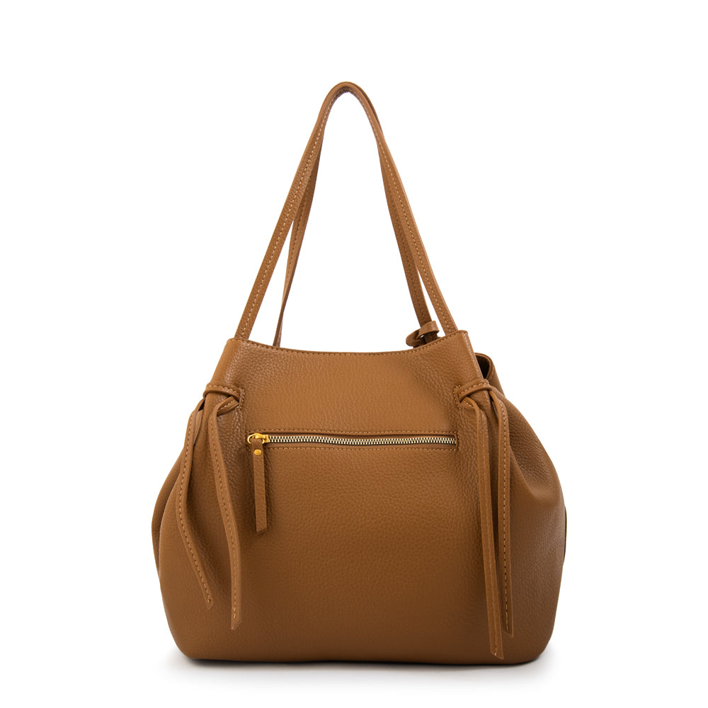 Cartera tote liria grande café