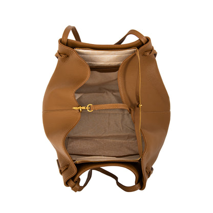 Cartera tote liria grande café