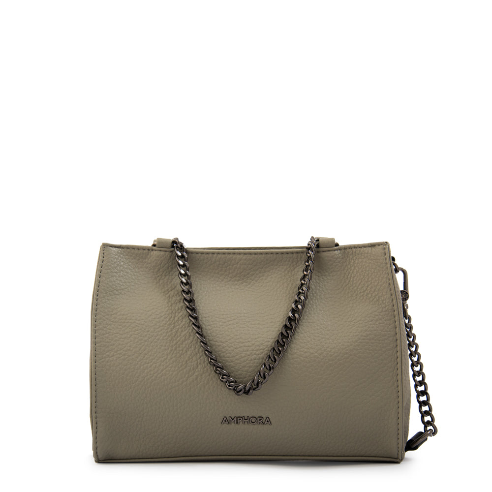 Cartera tote polaris mediana gris