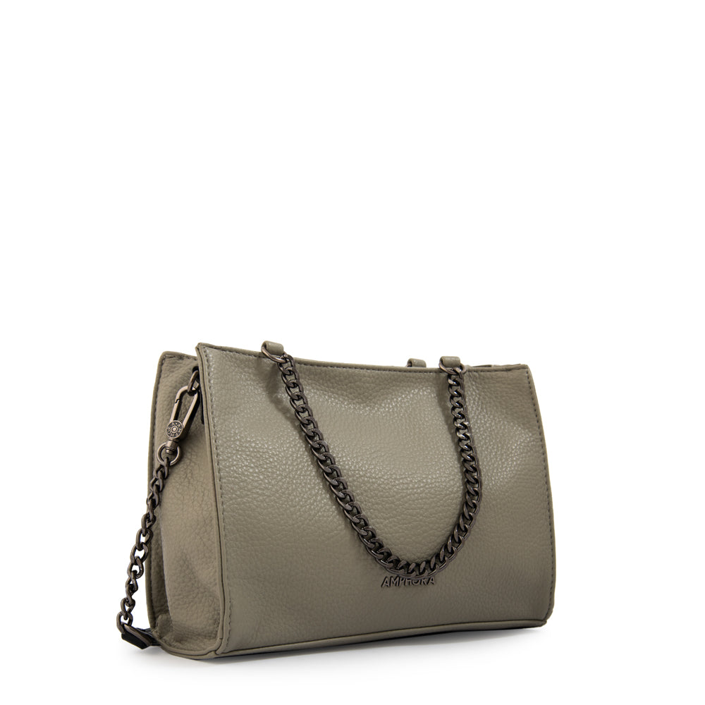 Cartera tote polaris mediana gris