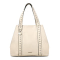 Cartera tote angela grande blanco crudo