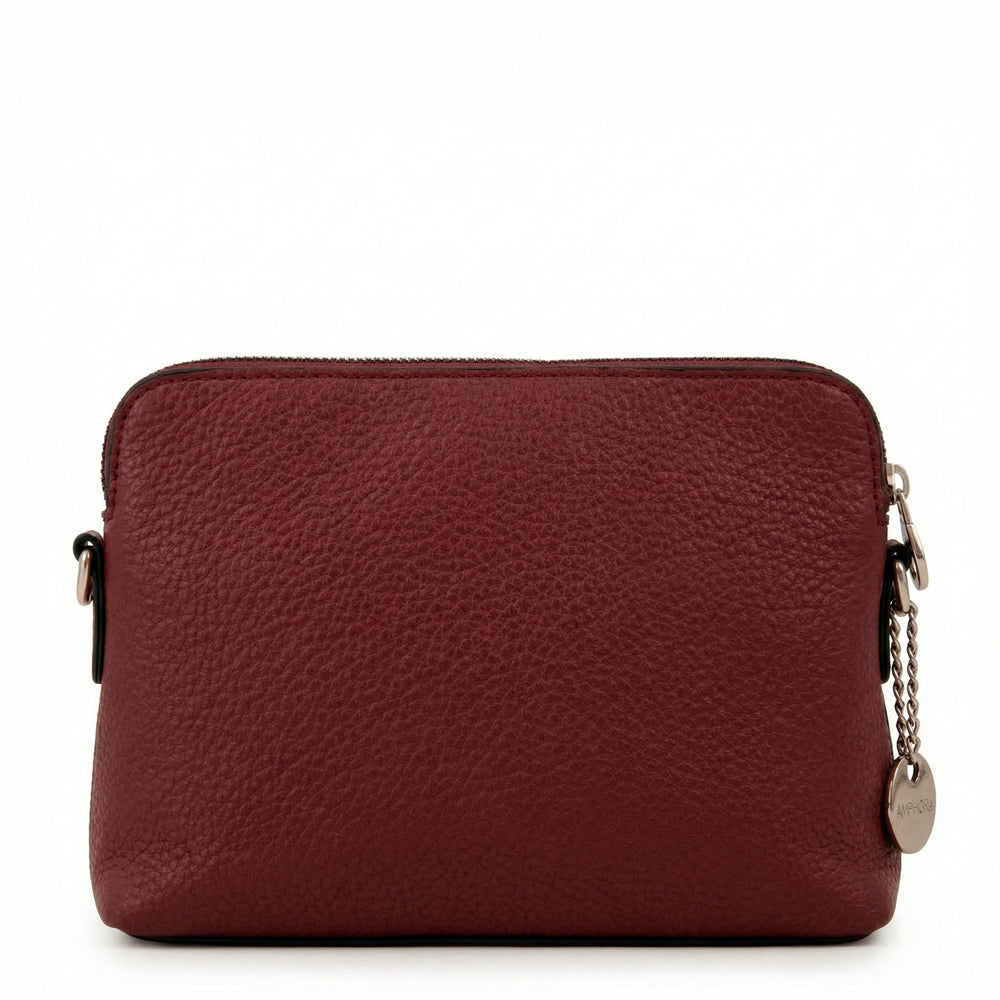 Cartera bandolera angela pequeña burdeo