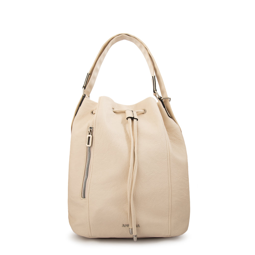 Mochila miranda mediana blanco crudo