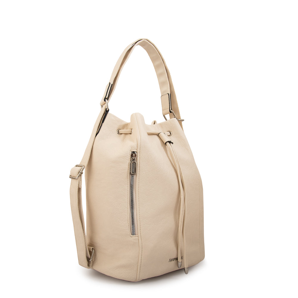 Mochila miranda mediana blanco crudo