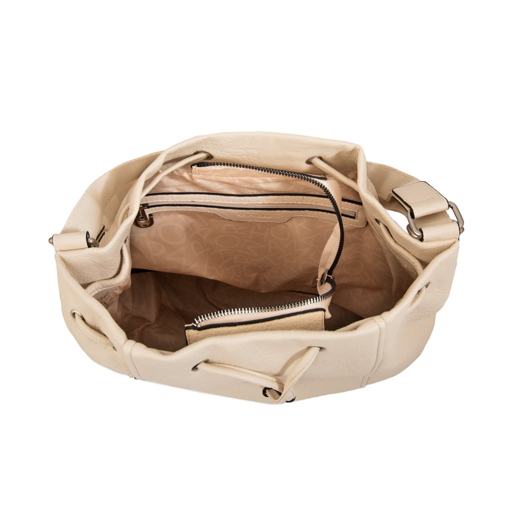Mochila miranda mediana blanco crudo
