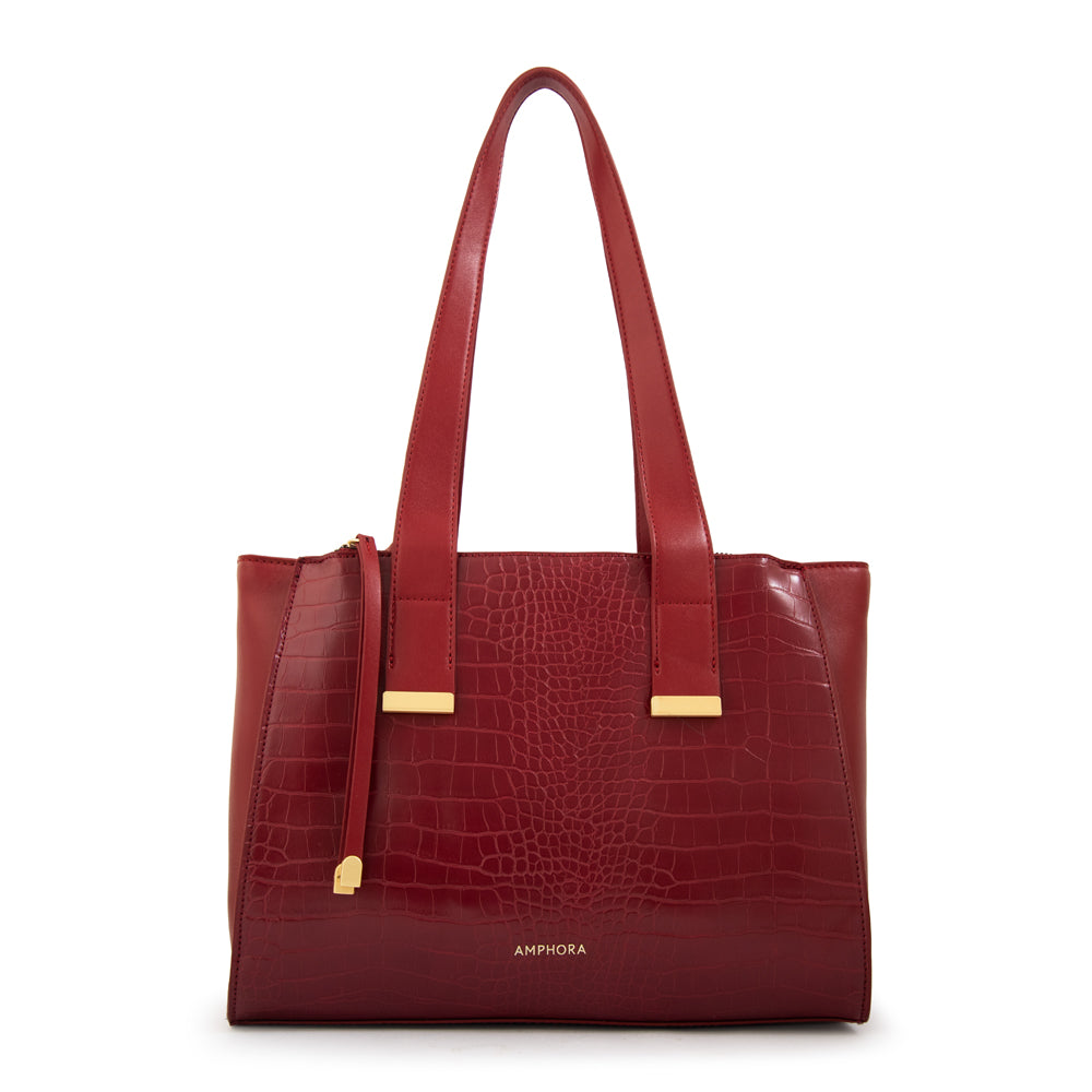 Cartera tote tres divisiones belinda mediana