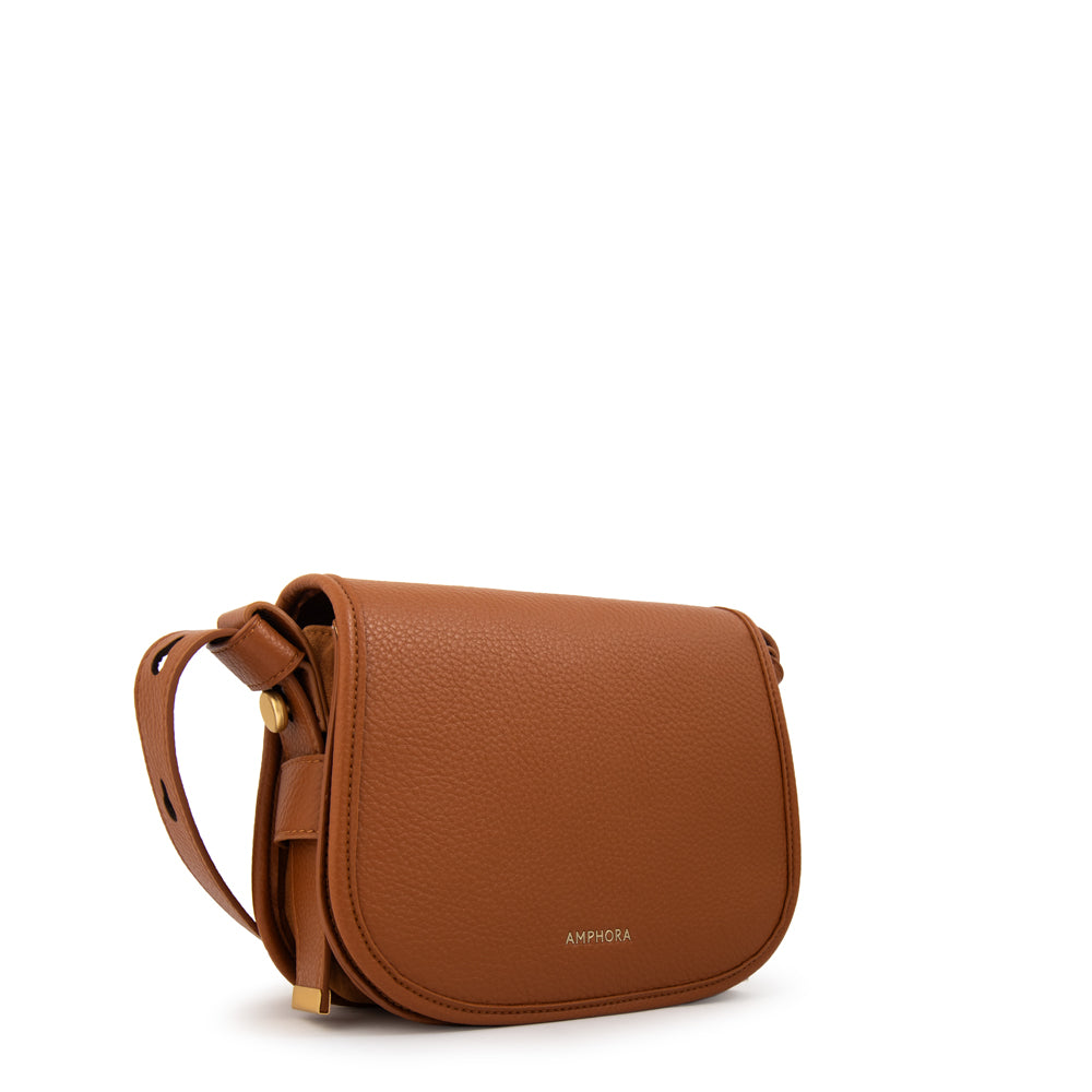 Cartera bandolera belinda mediana camel