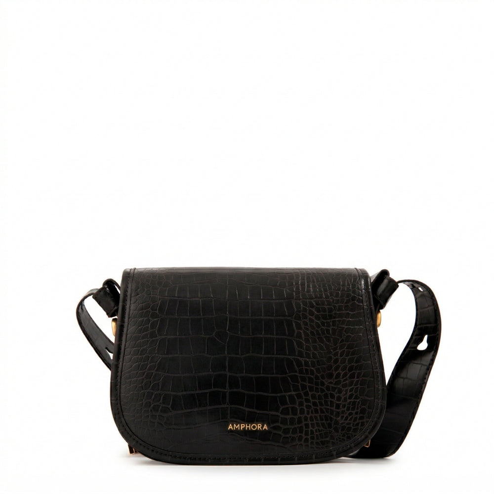 Cartera bandolera belinda mediana negro