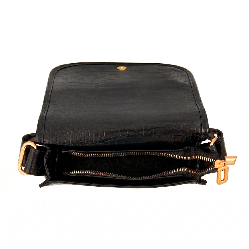 Cartera bandolera belinda mediana negro