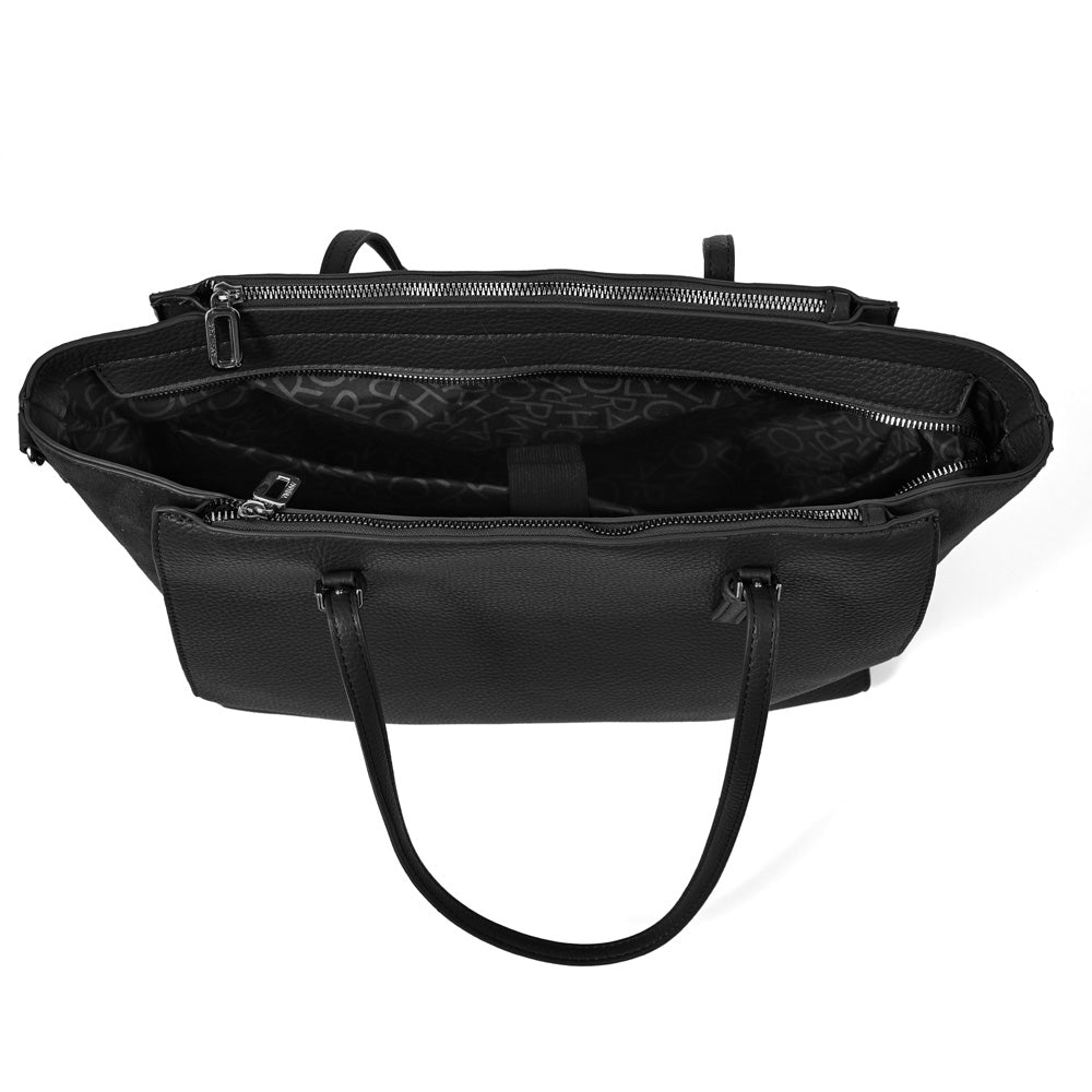 Cartera tote porta notebook samantha grande negro