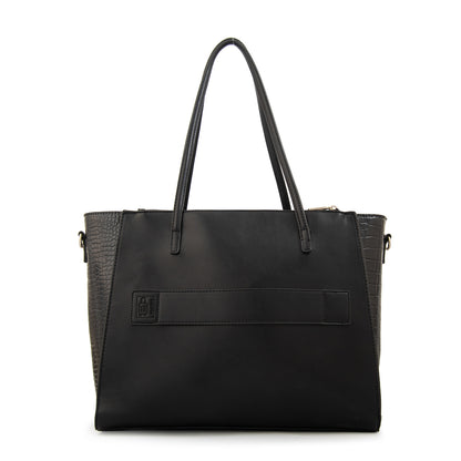 Cartera tote porta notebook samantha grande negro