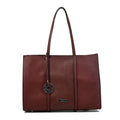 Cartera tote griselda grande burdeo