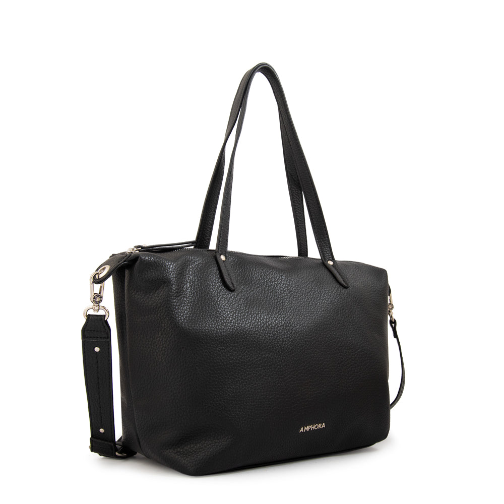 Cartera tote francesca mediana negro