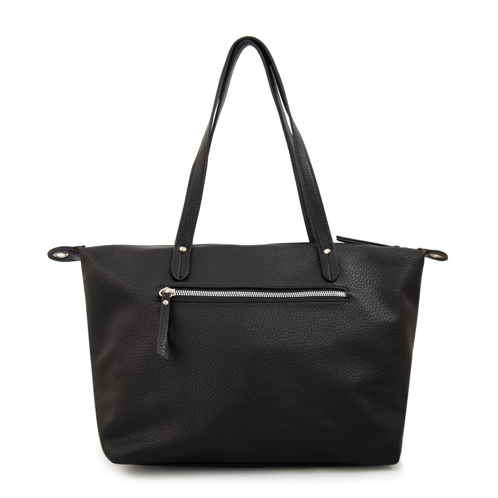 Cartera tote francesca mediana negro