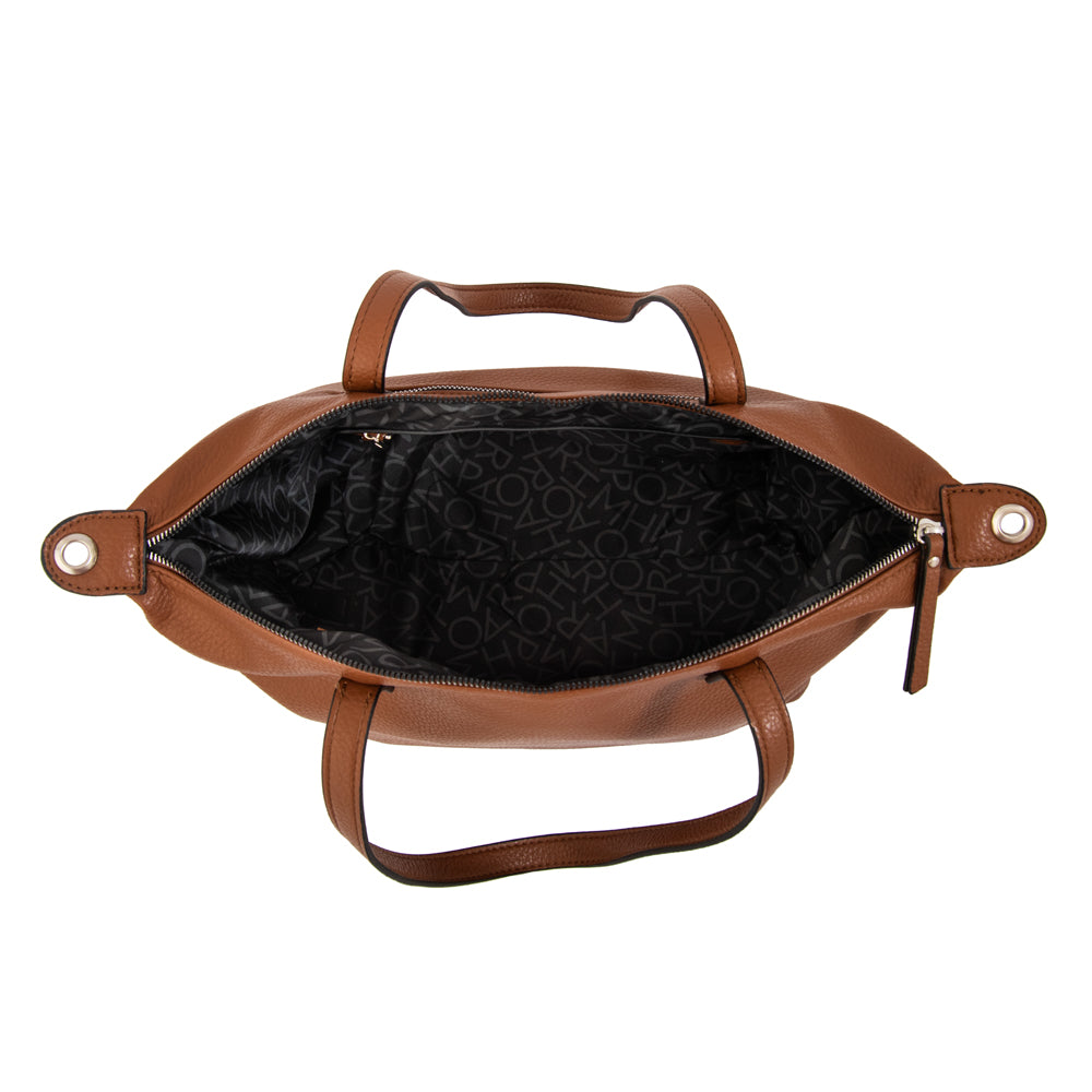 Cartera tote francesca mediana café