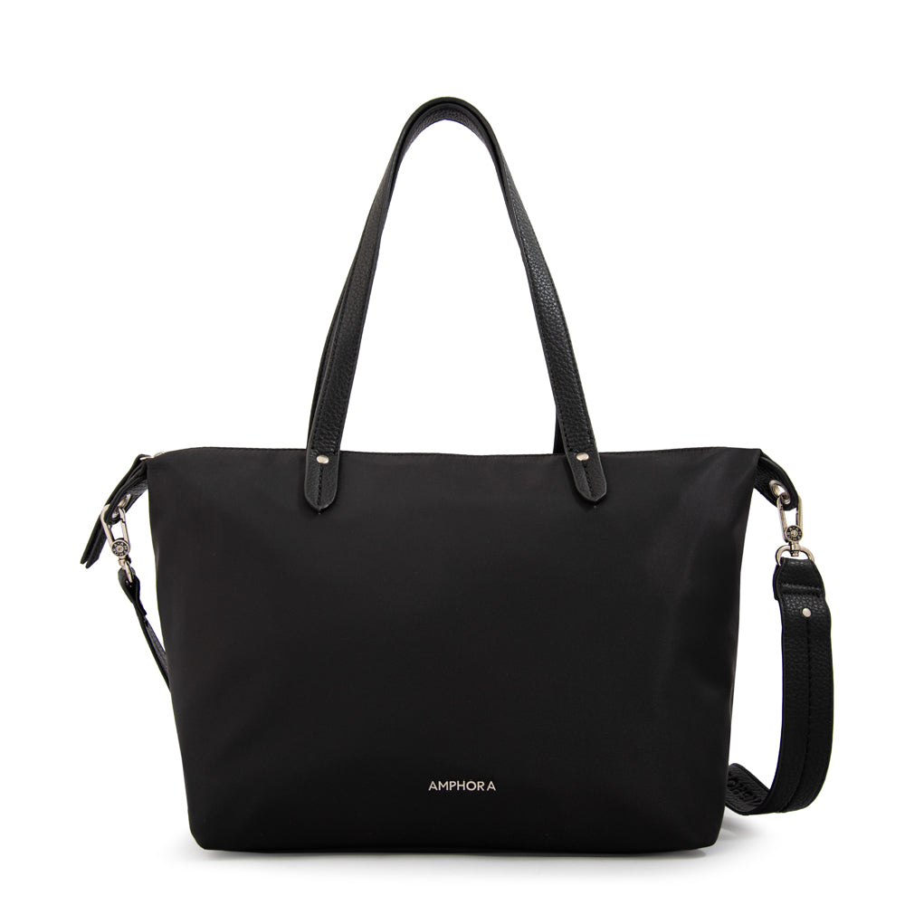 Cartera tote francesca mediana negro