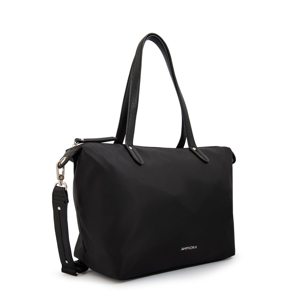 Cartera tote francesca mediana negro