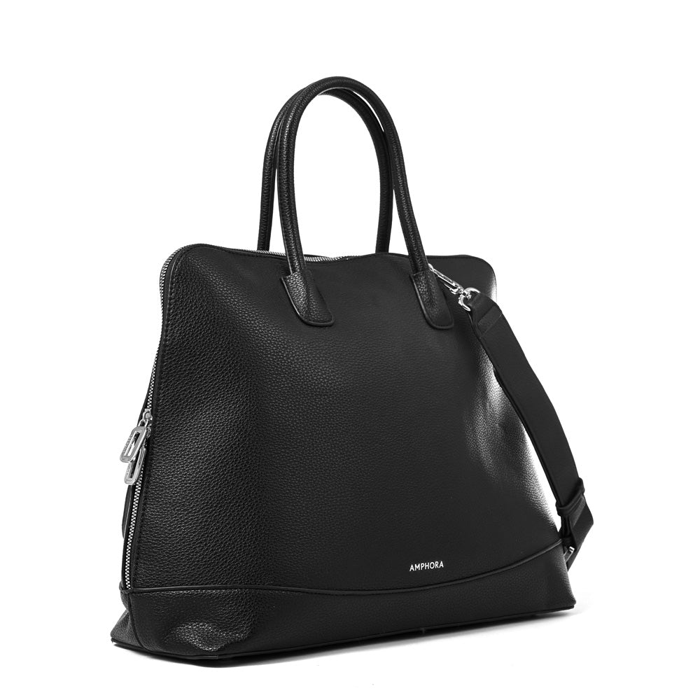 Cartera tote porta notebook gloria negro