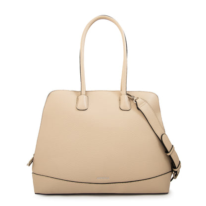 Cartera tote porta notebook gloria beige