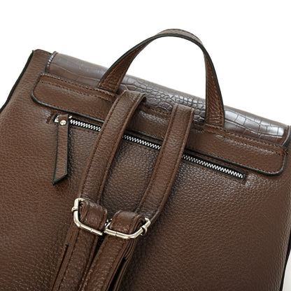 Mochila charlote mediana café oscuro