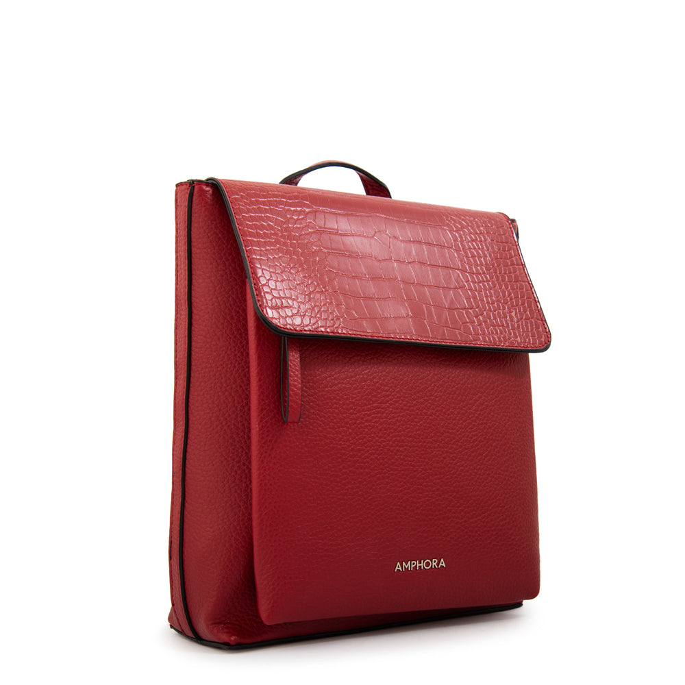 Mochila charlote mediana rojo