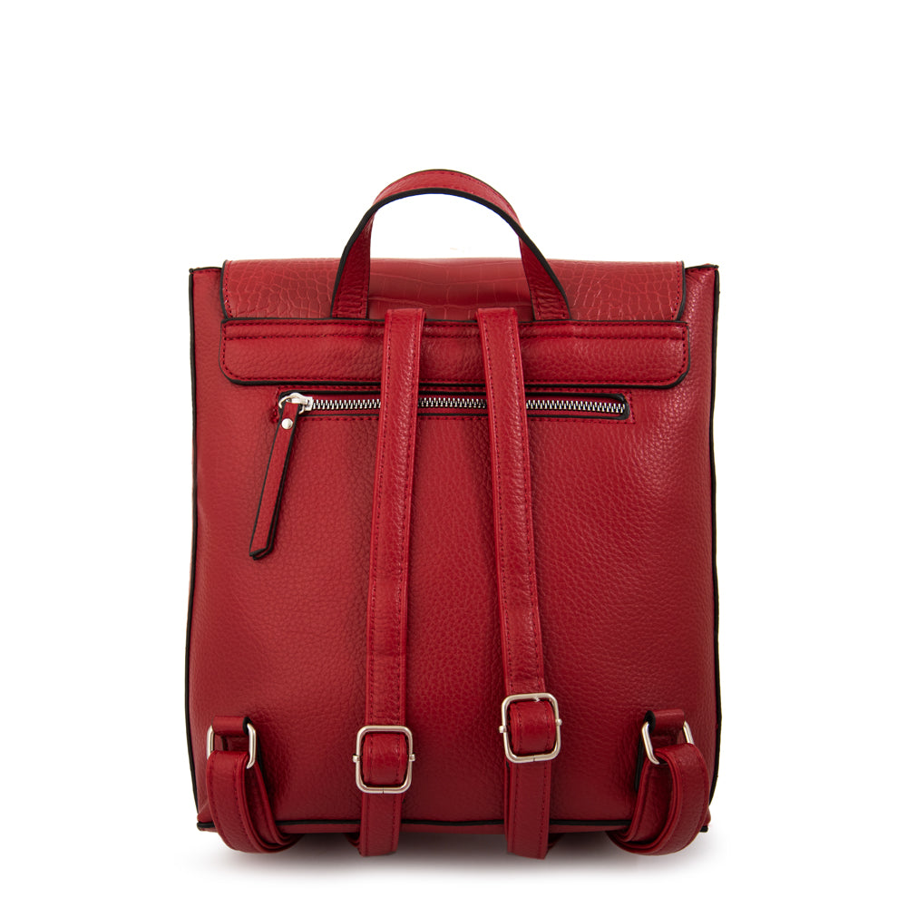Mochila charlote mediana rojo