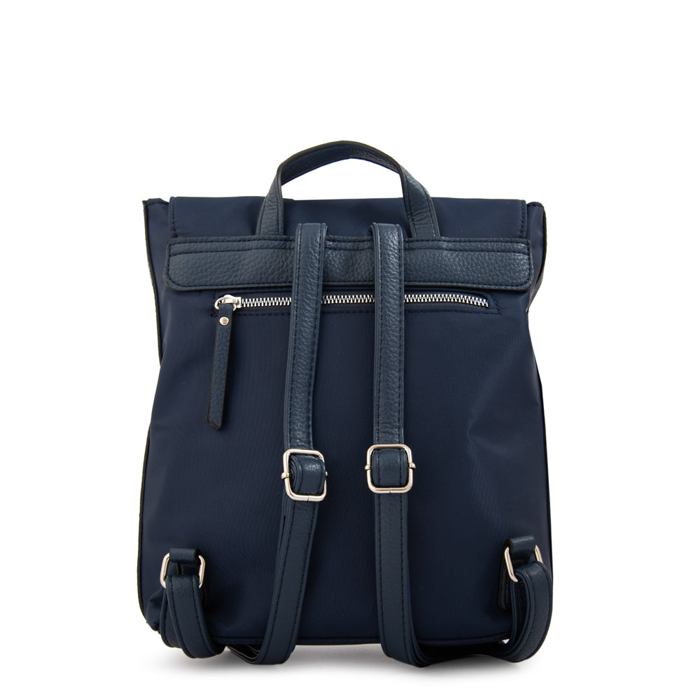 Mochila charlote mediana azul oscuro