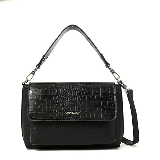 Cartera bandolera charlote mediana negro