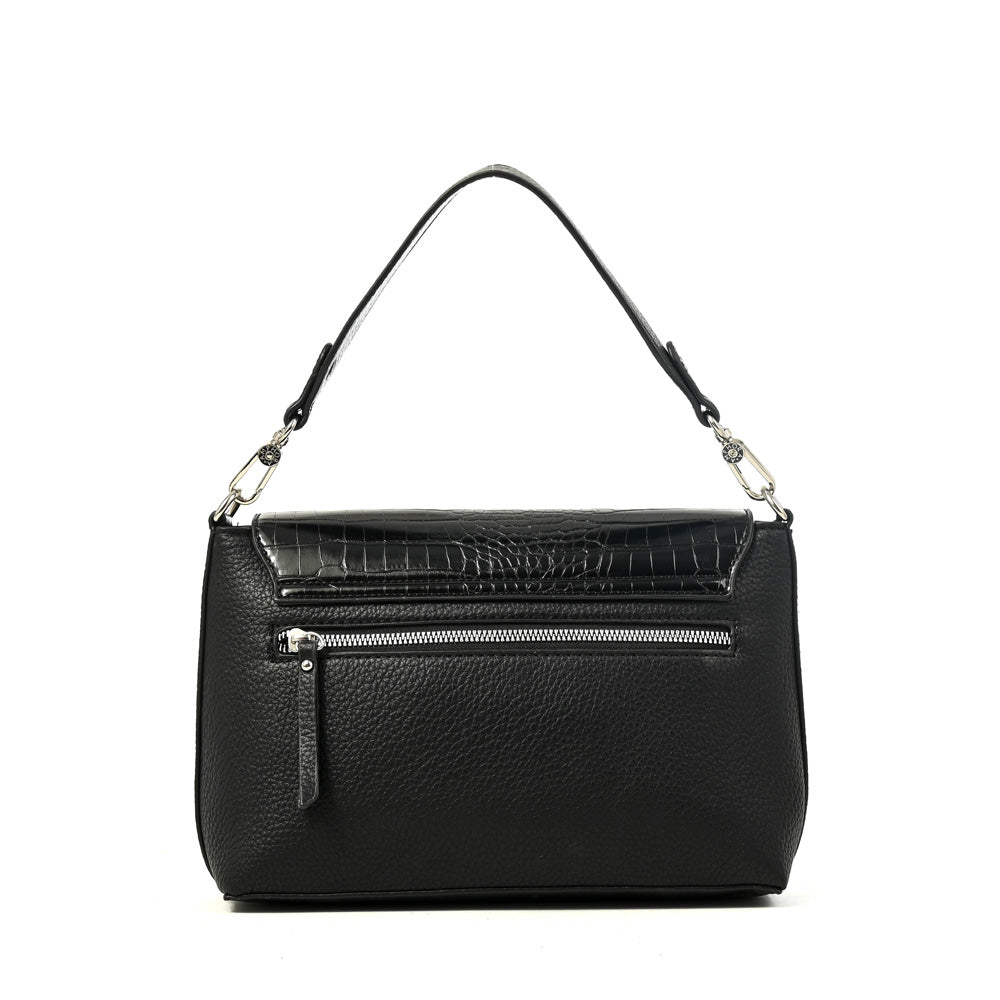 Cartera bandolera charlote mediana negro