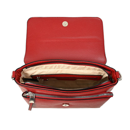 Cartera bandolera charlote mediana rojo