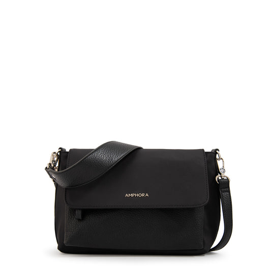 Cartera bandolera charlote mediana negro