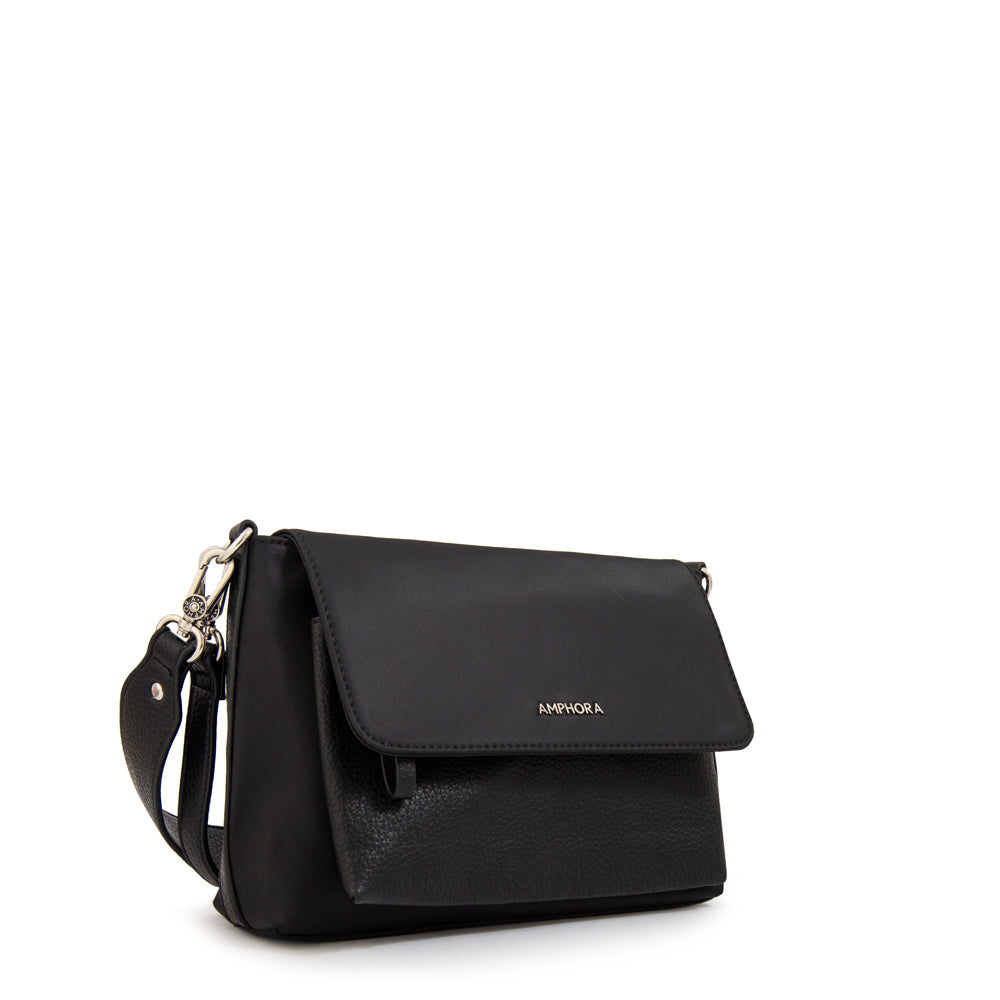 Cartera bandolera charlote mediana negro