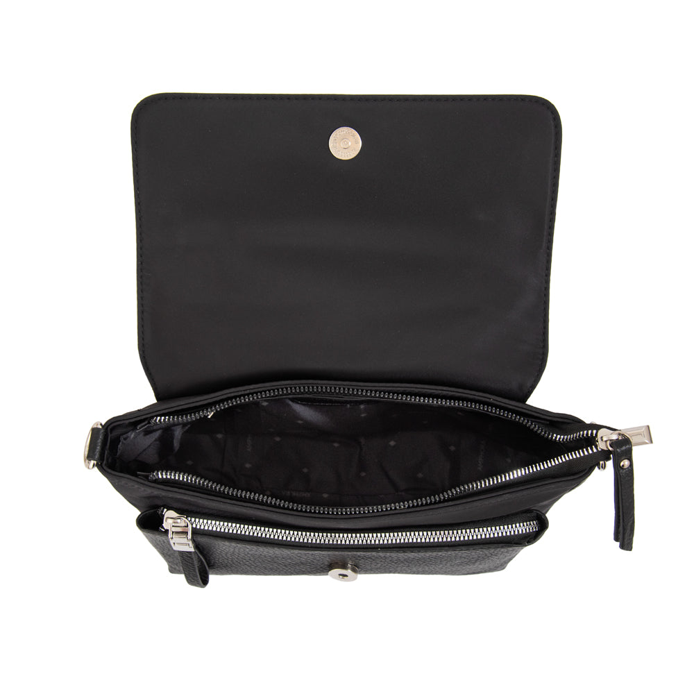 Cartera bandolera charlote mediana negro
