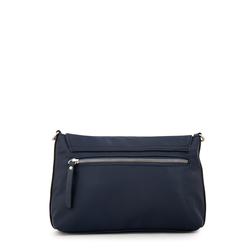 Cartera bandolera charlote mediana azul oscuro