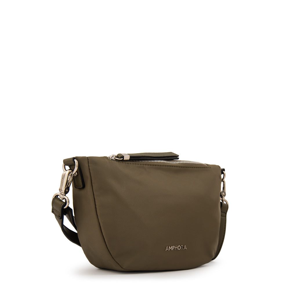 Cartera bandolera lany mediana verde oliva