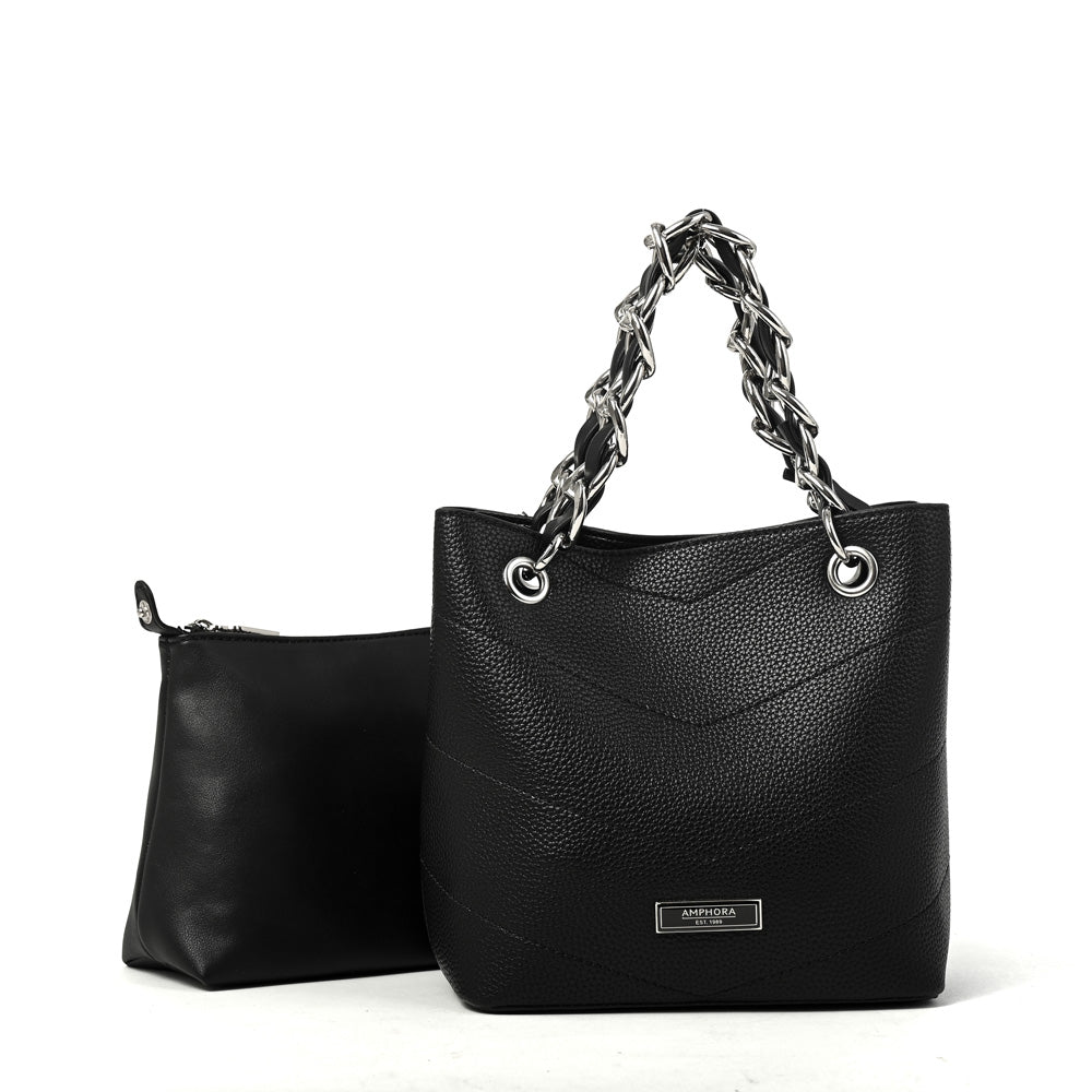 Cartera bandolera mariela mediana negro