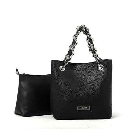 Cartera bandolera mariela mediana negro