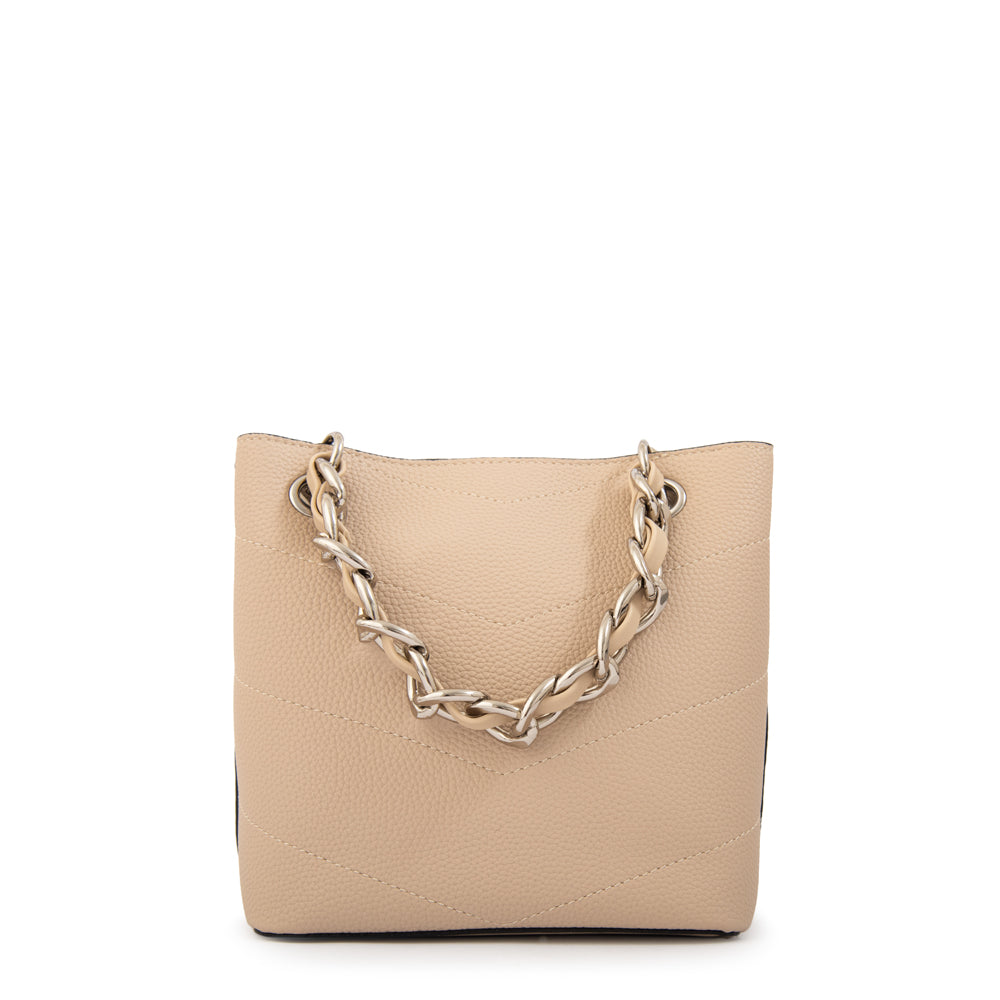 Cartera bandolera mariela mediana beige