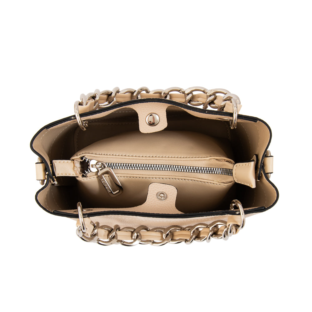 Cartera bandolera mariela mediana beige