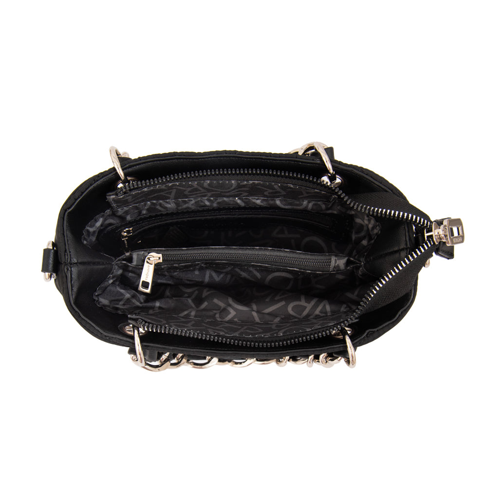 Cartera bandolera mariela mediana negro
