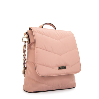 Mochila mariela mediana rosa viejo