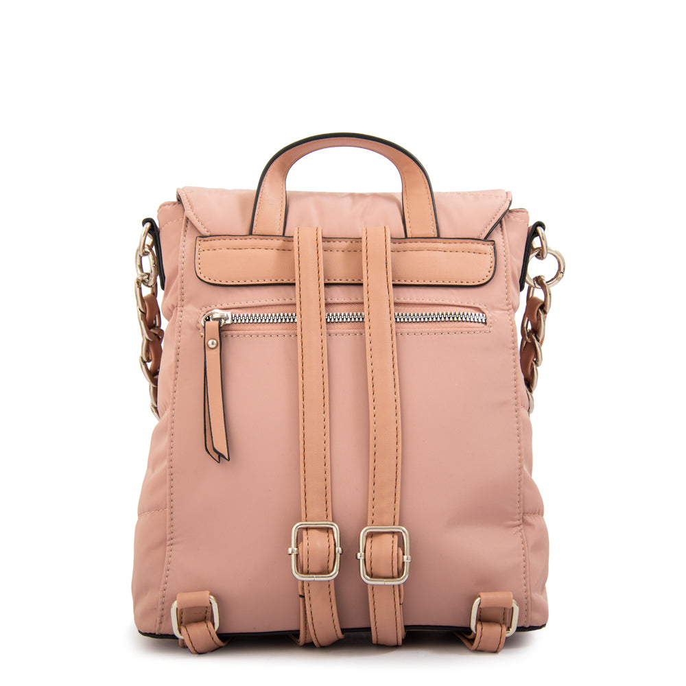 Mochila mariela mediana rosa viejo