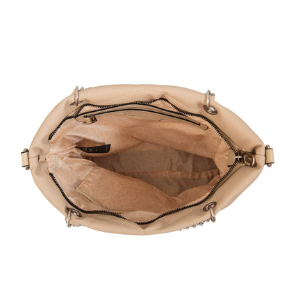 Cartera tote mariela grande beige