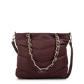 Cartera tote mariela grande burdeo