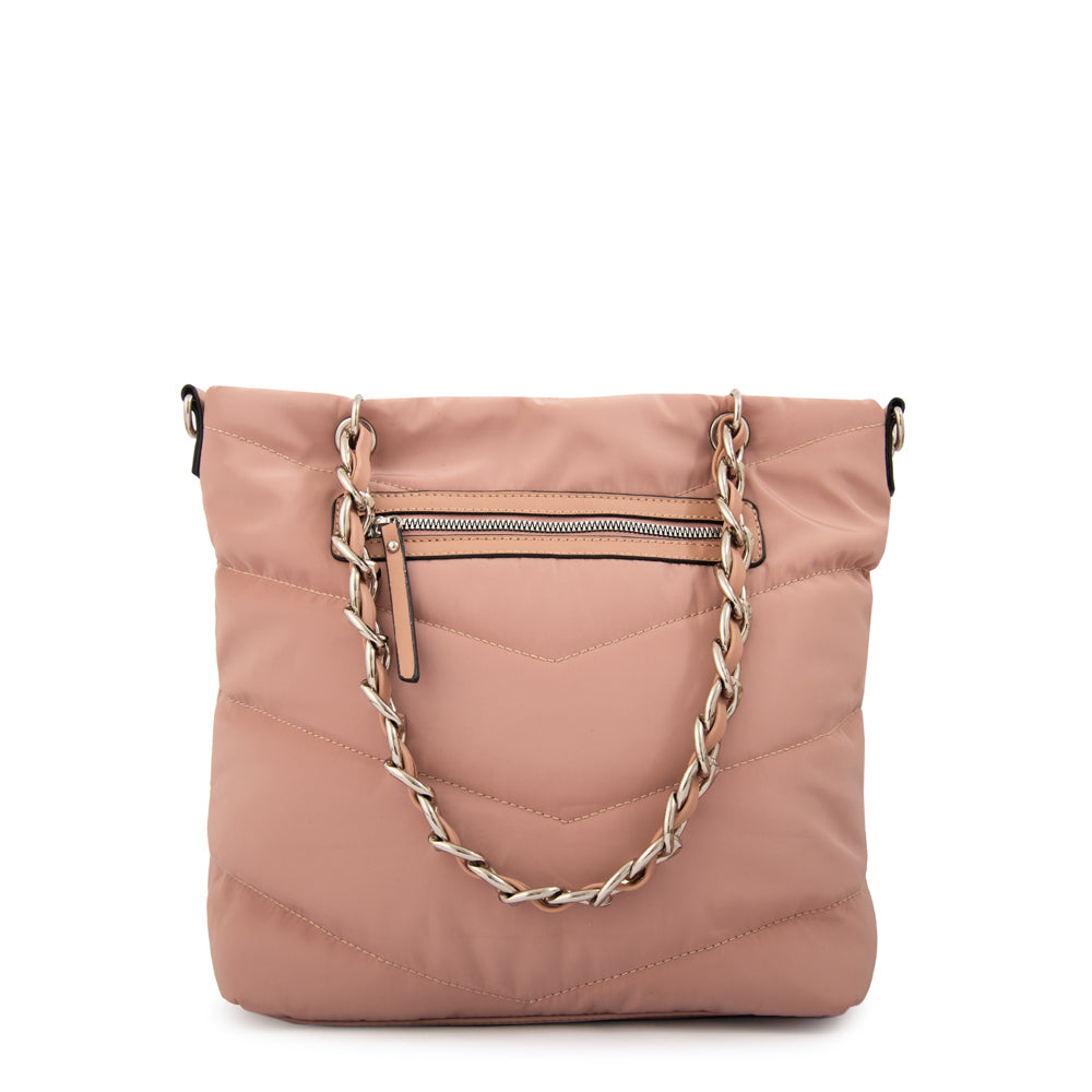 Cartera tote mariela grande rosa viejo