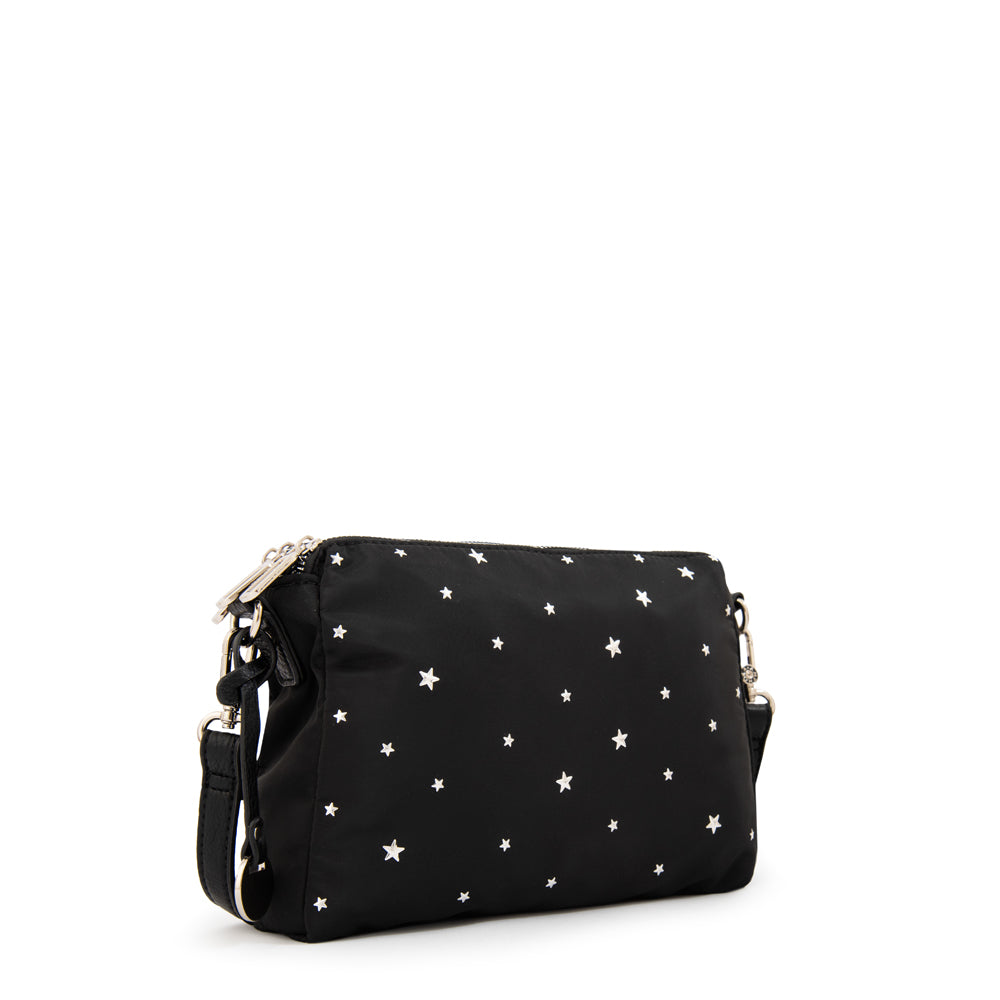 Cartera bandolera nuit mediana negro