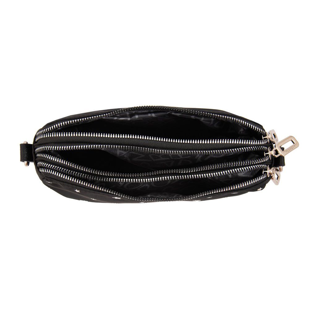 Cartera bandolera nuit mediana negro